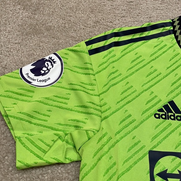 Men's Authentic adidas Ronaldo Manchester United Third Jersey 22/23 size L NWT - Picture 2 of 9